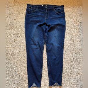 Kut from the Kloth cropped & frayed Skinny Jeans